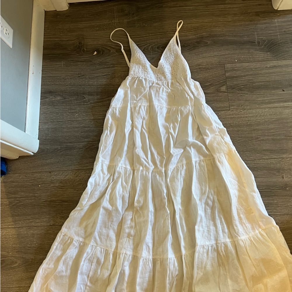 White sun dress